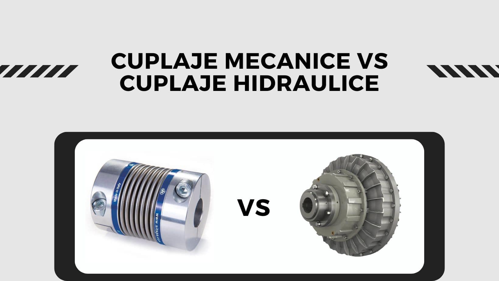 Diferenta intre cuplajele mecanice si cele hidraulice