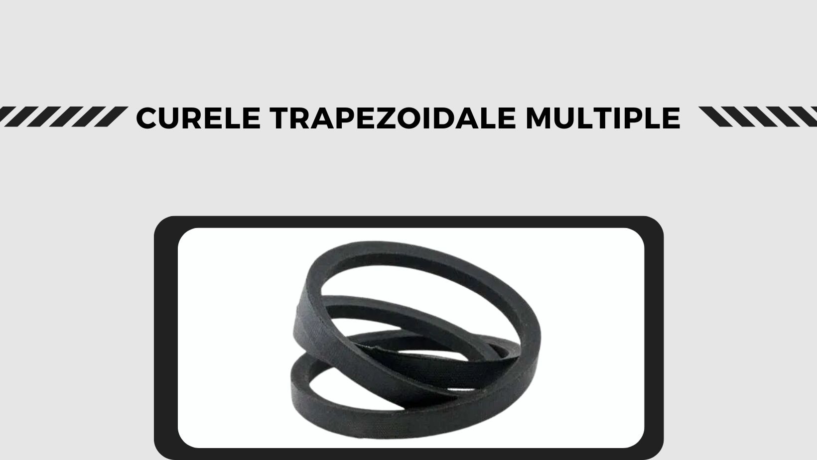 Explorand eficienta si versatilitatea curelelor trapezoidale multiple in industrie