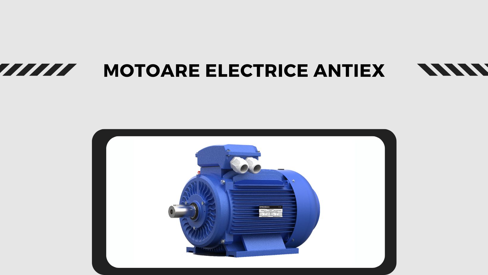 Motoare electrice Antiex: Siguranta si performanta in medii explozive