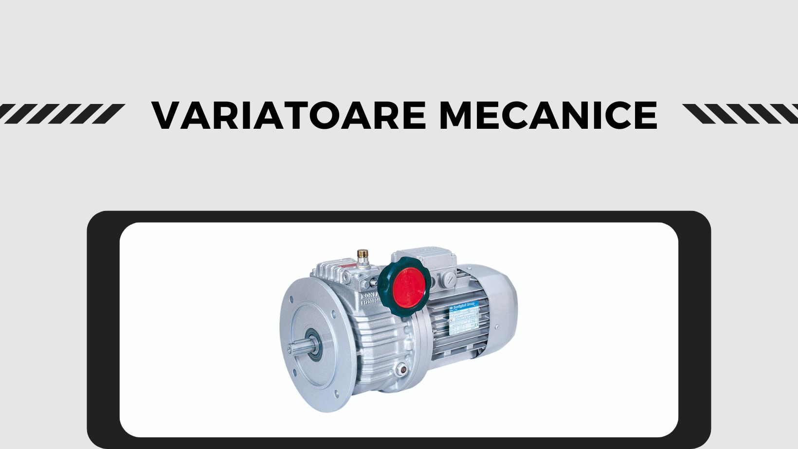 Variatoare mecanice - Cand controlul face diferenta in productie